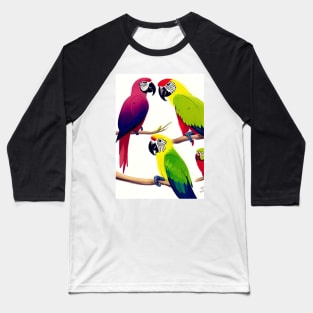 PARROTS POSING FOR THE ARTIST Baseball T-Shirt